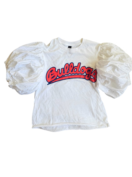 Fresno State White out Puff (Comes in off Shoulder or T-Shirt Puff)