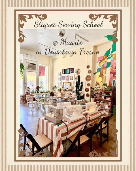 Stiques Sewing School 6 Week Course