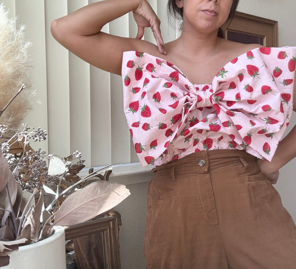 The Strawberry Shortcake Vivianna Bow Top