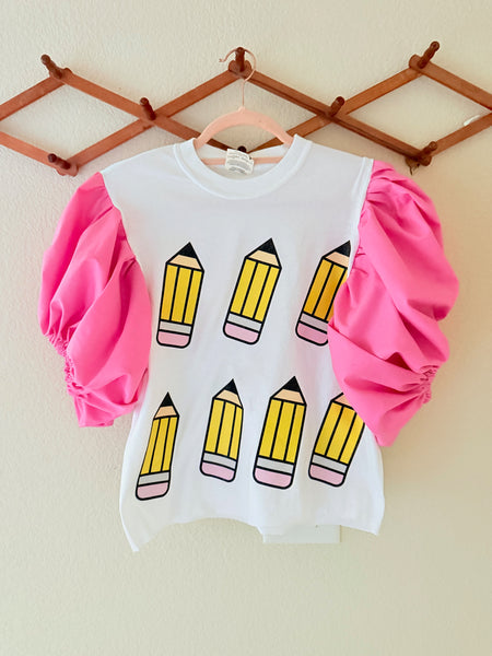 Classroom Collection- Pencil Pink Puff