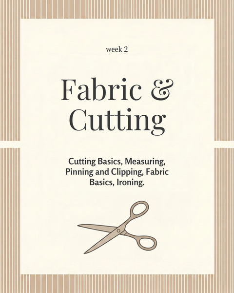 Stiques Sewing School 6 Week Course
