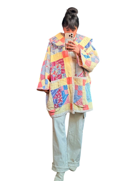 Prarie Pastel Quilted Coat