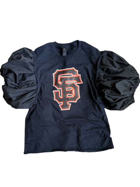 SF Giants Blackout Puff (Choose between a T Shirt Puff or Off Shoulder)