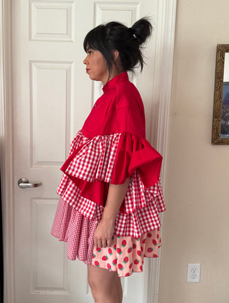 Strawberry Shortcake Red Ruffle Tunic/Dress