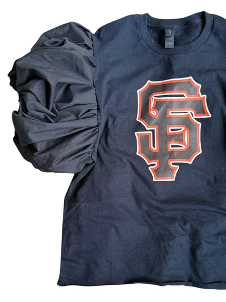 SF Giants Blackout Puff (Choose between a T Shirt Puff or Off Shoulder)